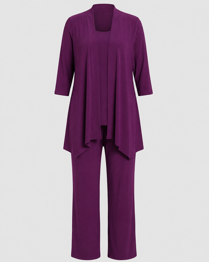 Rowena | Women's 3 Piece Pant Suit Set