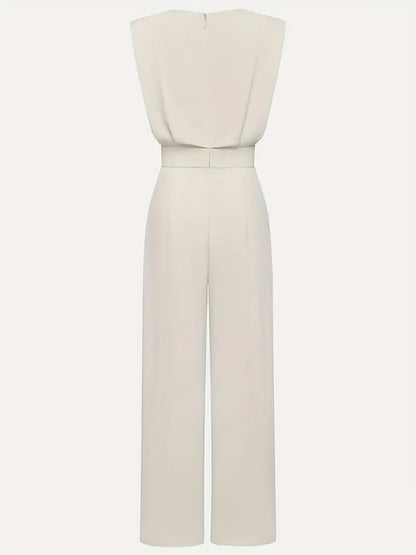 Brenna | Women's Sleeveless Wide Leg Formal Jumpsuit