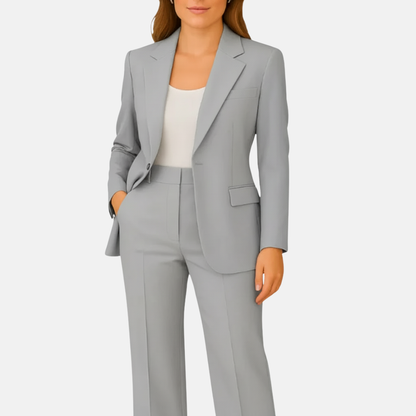 Darienne | Women's Tailored Blazer Pantsuit 2 Piece Set