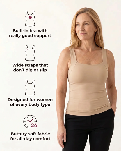 Lumèva's Built-In Bra Comfort Shaper Tank