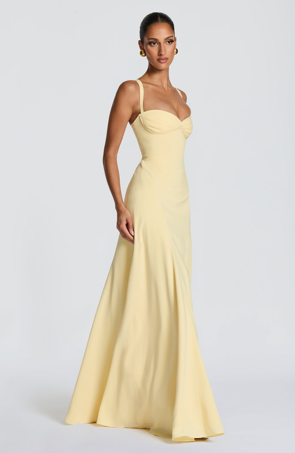 Loretta | Women's Sweetheart Neck Maxi Wedding Guest Dress