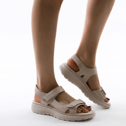 Maevis | Women's Open Toe Adjustable Strap Platform Sandal