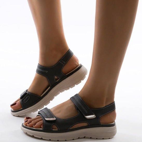 Maevis | Women's Open Toe Adjustable Strap Platform Sandal