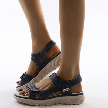 Maevis | Women's Open Toe Adjustable Strap Platform Sandal