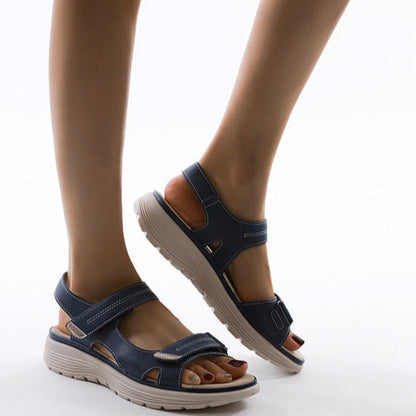 Maevis | Women's Open Toe Adjustable Strap Platform Sandal