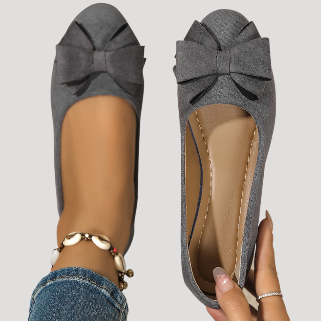 Magnolia | Women's Bow Wedge Flats