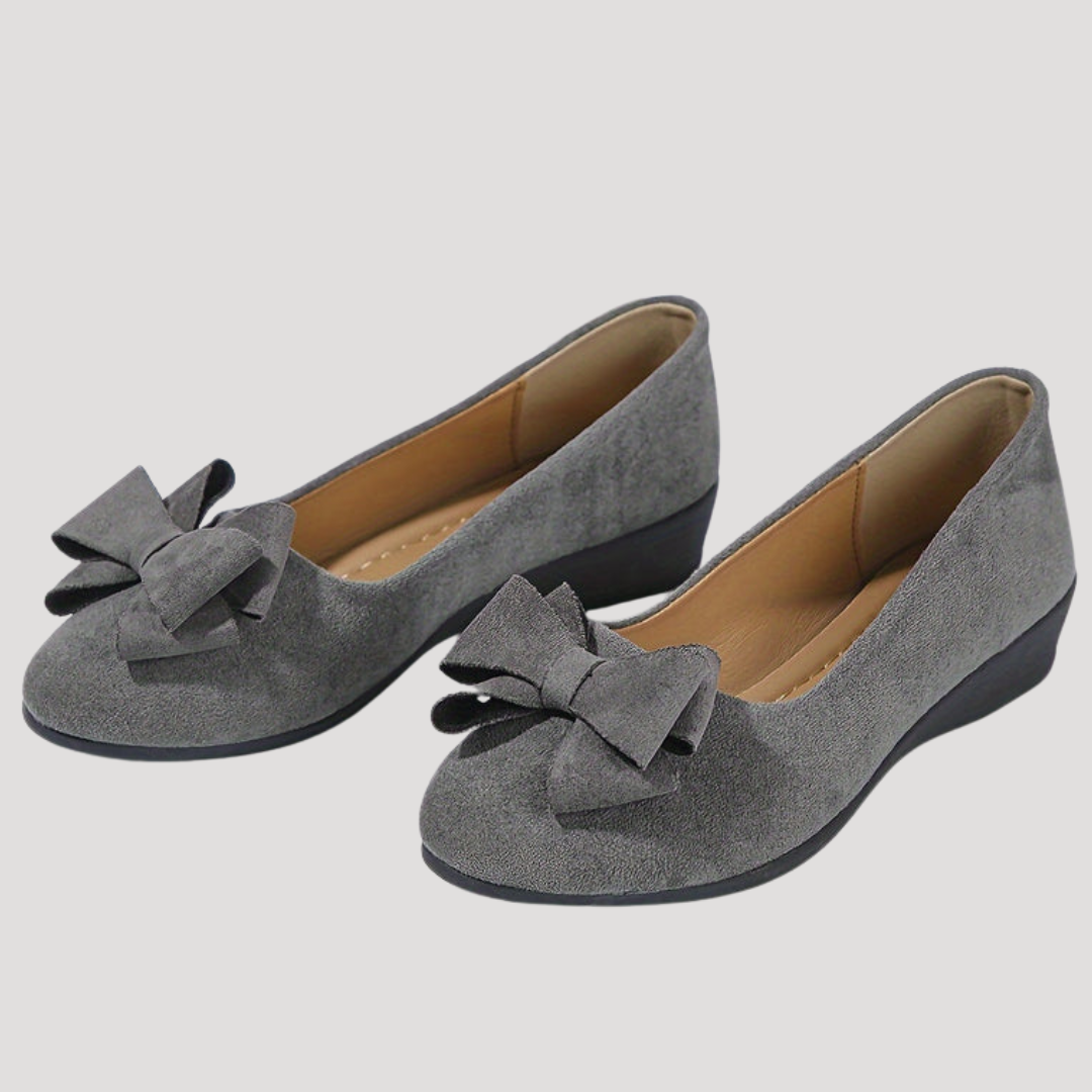 Magnolia | Women's Bow Wedge Flats