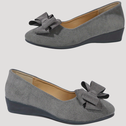 Magnolia | Women's Bow Wedge Flats