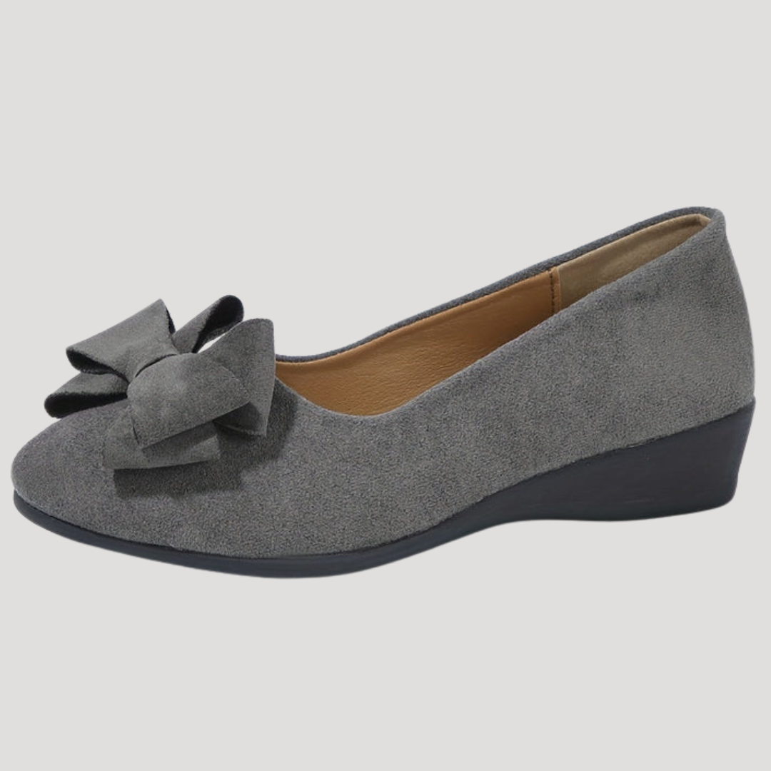 Magnolia | Women's Bow Wedge Flats