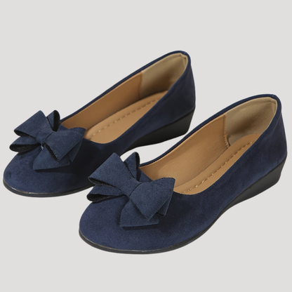 Magnolia | Women's Bow Wedge Flats