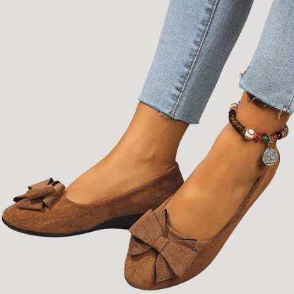 Magnolia | Women's Bow Wedge Flats
