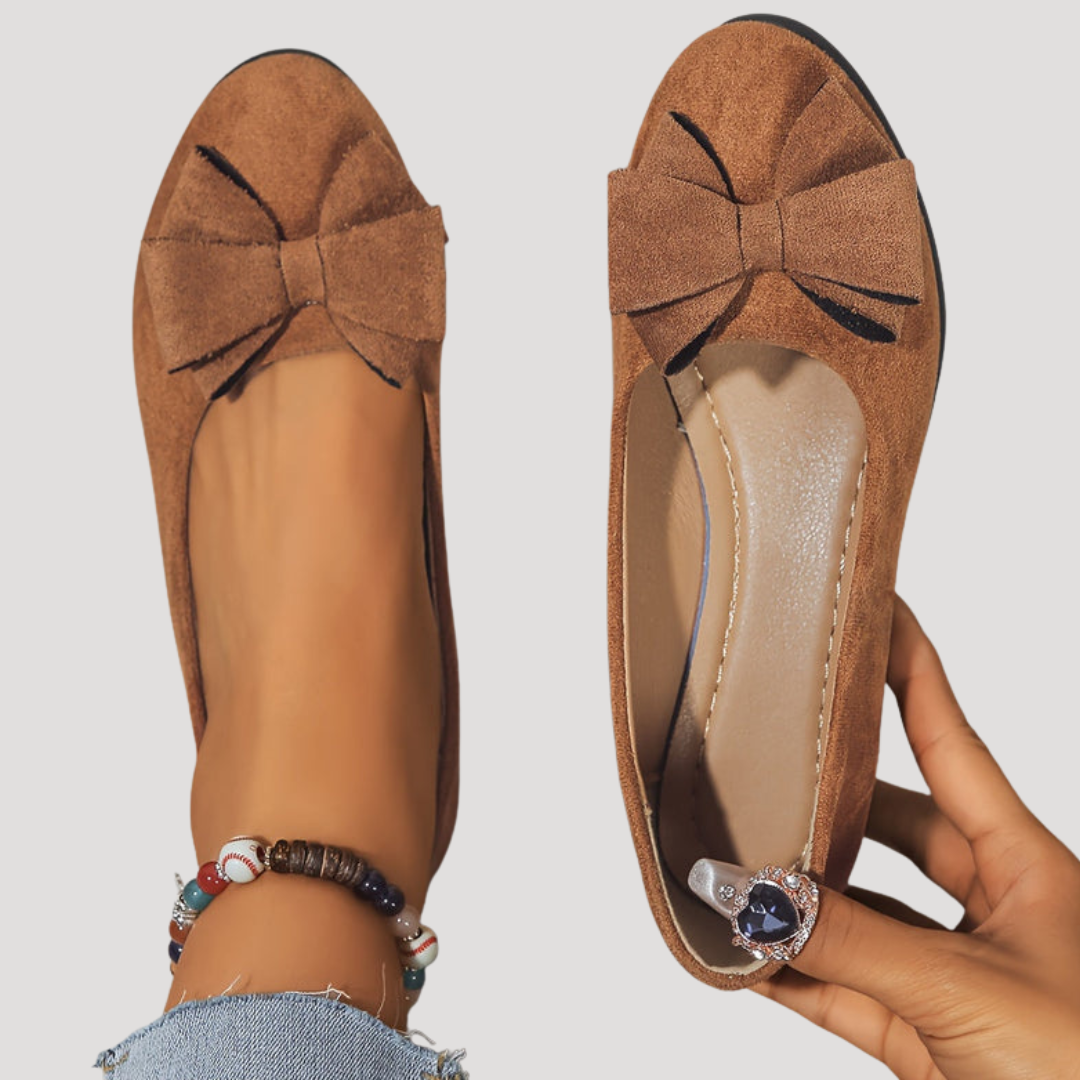 Magnolia | Women's Bow Wedge Flats