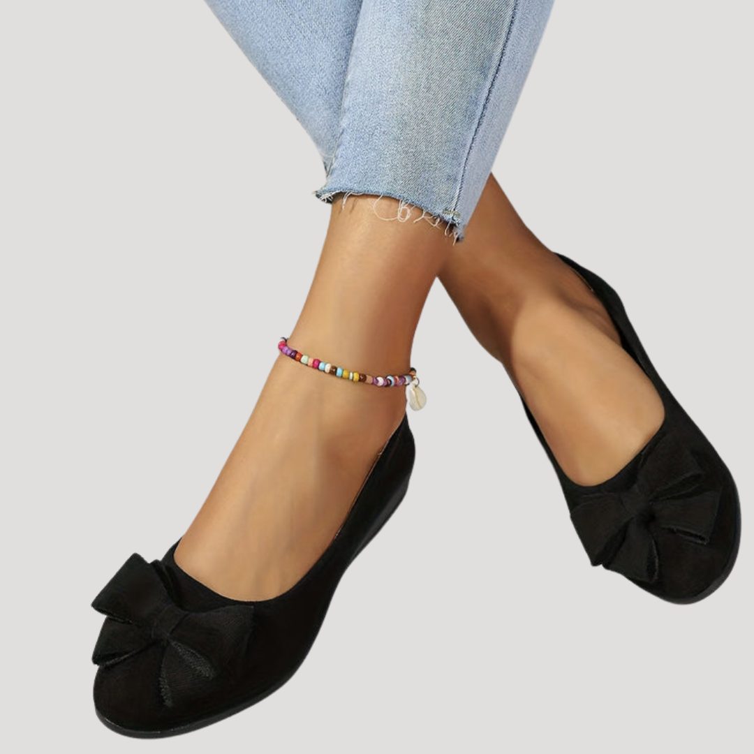 Magnolia | Women's Bow Wedge Flats