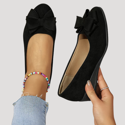Magnolia | Women's Bow Wedge Flats