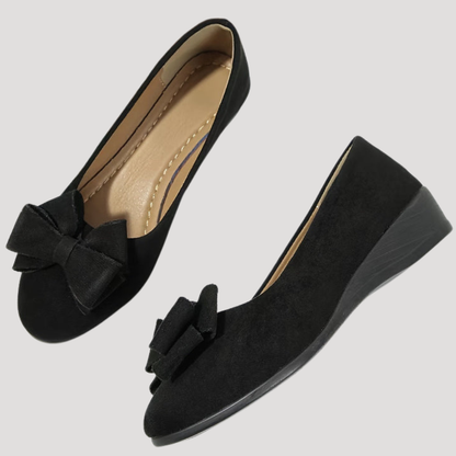 Magnolia | Women's Bow Wedge Flats