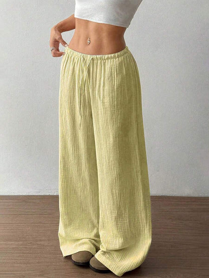 Mirabelle | Women's Wide Leg Drawstring Casual Pants
