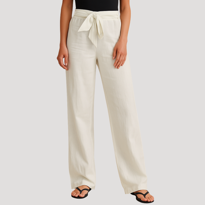 Reyna | Women's Drawstring Wide Leg Pants