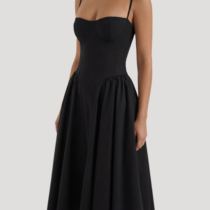 Thessaly | Women's Sweetheart Midi Dress
