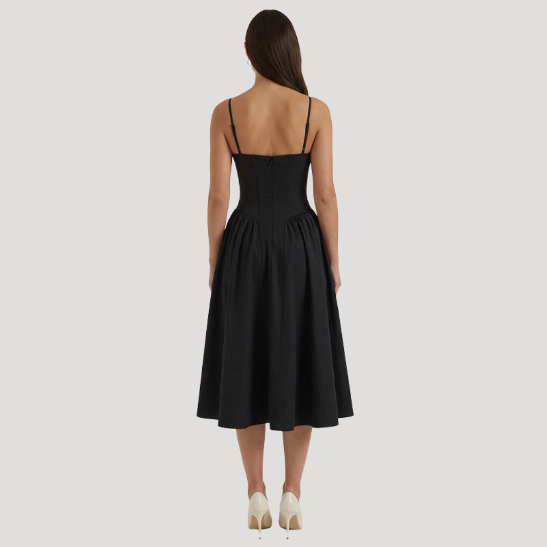Thessaly | Women's Sweetheart Midi Dress