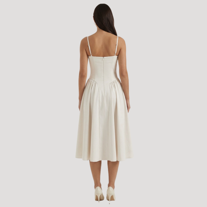 Thessaly | Women's Sweetheart Midi Dress