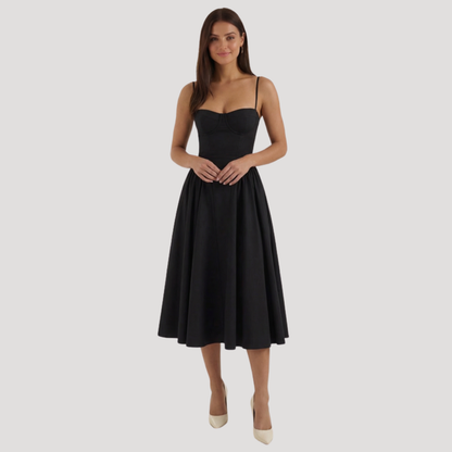Thessaly | Women's Sweetheart Midi Dress