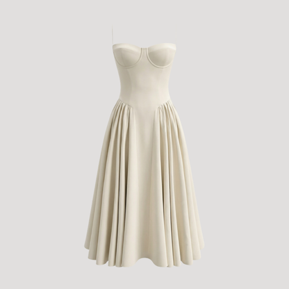 Thessaly | Women's Sweetheart Midi Dress