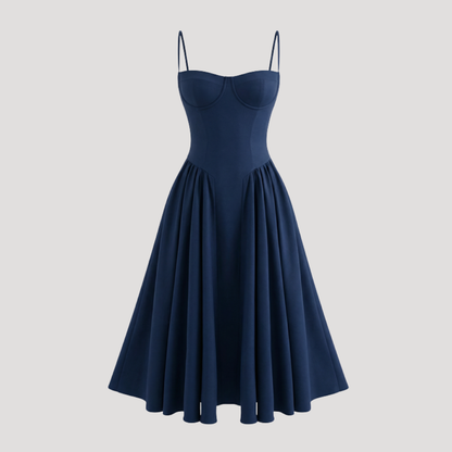 Thessaly | Women's Sweetheart Midi Dress