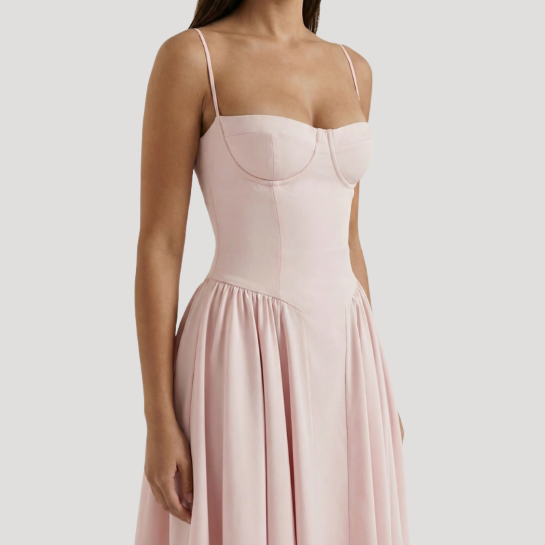 Thessaly | Women's Sweetheart Midi Dress