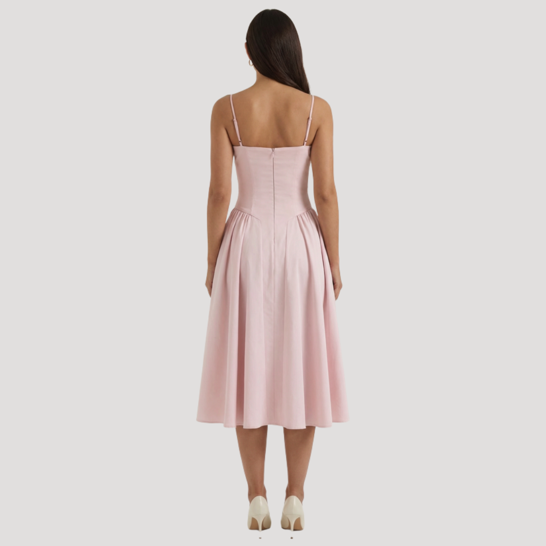 Thessaly | Women's Sweetheart Midi Dress