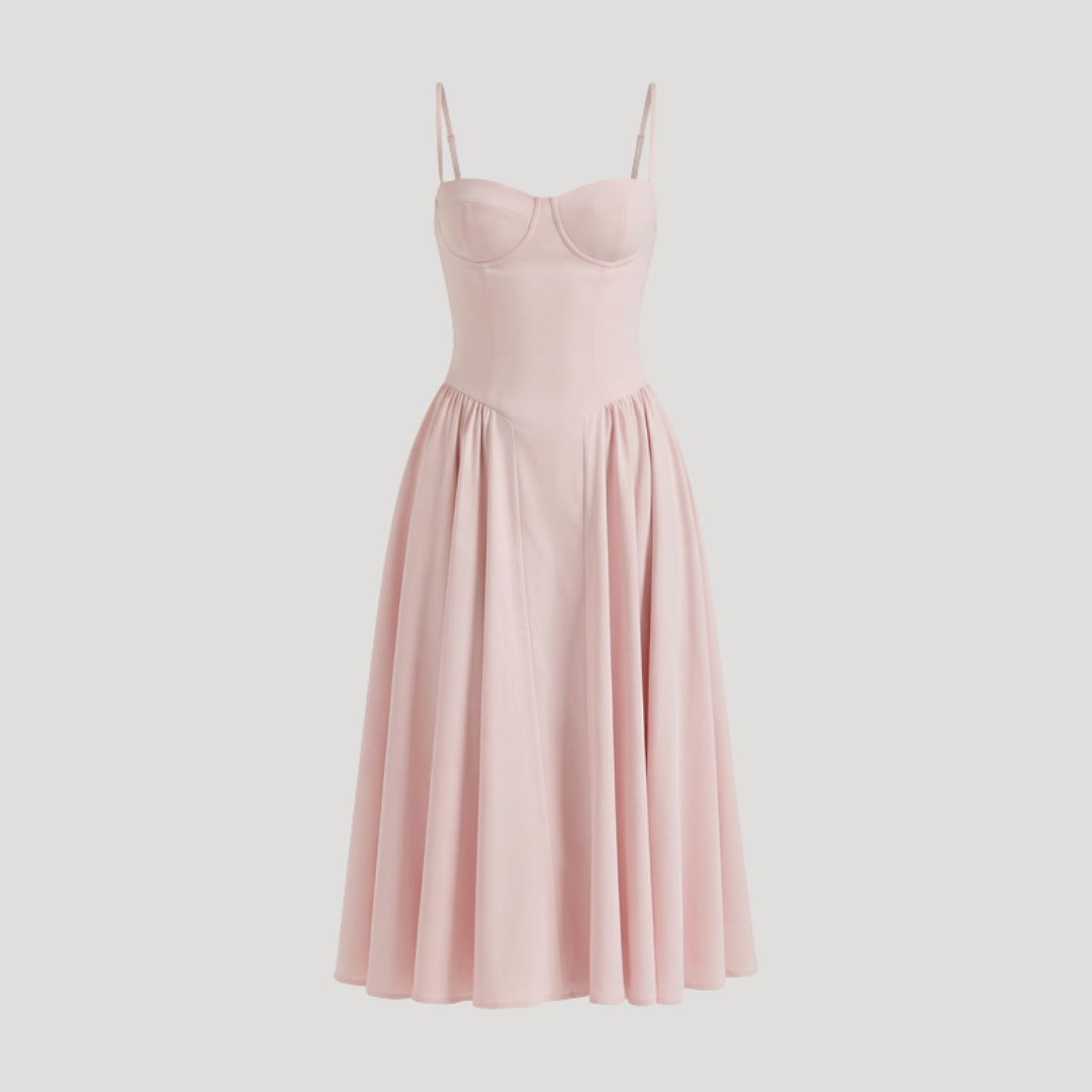 Thessaly | Women's Sweetheart Midi Dress