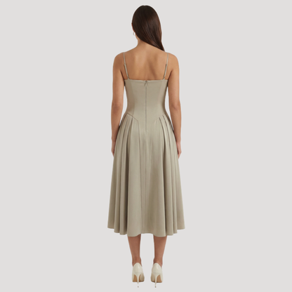 Thessaly | Women's Sweetheart Midi Dress