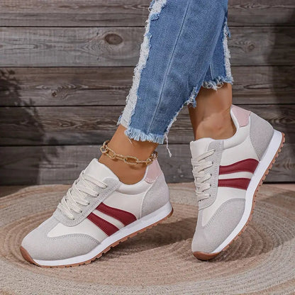 Thora | Women's Retro Runner Lace-Up Sneakers