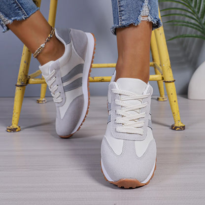 Thora | Women's Retro Runner Lace-Up Sneakers